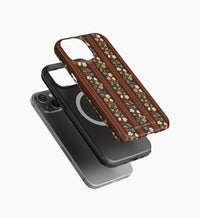 Tracy & Co Phone Case - Floral Trellis Stripe