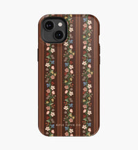 Tracy & Co Phone Case - Floral Trellis Stripe