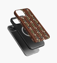 Tracy & Co Phone Case - Floral Trellis Stripe