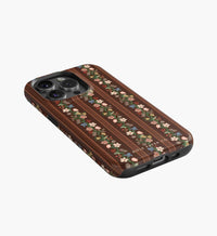 Tracy & Co Phone Case - Floral Trellis Stripe