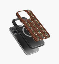 Tracy & Co Phone Case - Floral Trellis Stripe