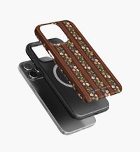 Tracy & Co Phone Case - Floral Trellis Stripe
