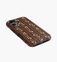 Tracy & Co Phone Case - Floral Trellis Stripe