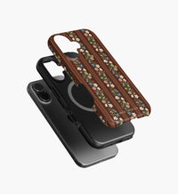 Tracy & Co Phone Case - Floral Trellis Stripe
