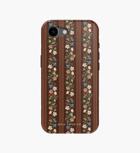 Tracy & Co Phone Case - Floral Trellis Stripe