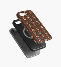 Tracy & Co Phone Case - Floral Trellis Stripe