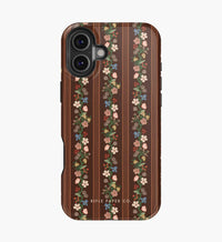 Tracy & Co Phone Case - Floral Trellis Stripe