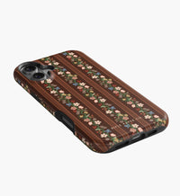 Tracy & Co Phone Case - Floral Trellis Stripe