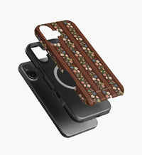 Tracy & Co Phone Case - Floral Trellis Stripe