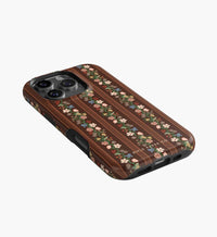 Tracy & Co Phone Case - Floral Trellis Stripe