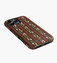 Tracy & Co Phone Case - Floral Trellis Stripe