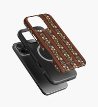 Tracy & Co Phone Case - Floral Trellis Stripe