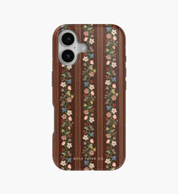Tracy & Co Phone Case - Floral Trellis Stripe