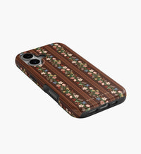 Tracy & Co Phone Case - Floral Trellis Stripe