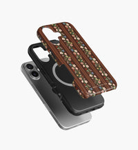 Tracy & Co Phone Case - Floral Trellis Stripe
