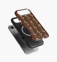 Tracy & Co Phone Case - Floral Trellis Stripe