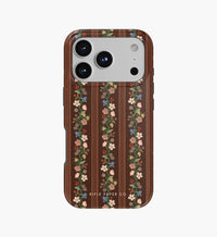 Tracy & Co Phone Case - Floral Trellis Stripe