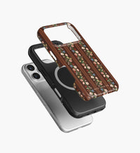 Tracy & Co Phone Case - Floral Trellis Stripe