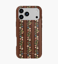 Tracy & Co Phone Case - Floral Trellis Stripe