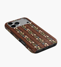 Tracy & Co Phone Case - Floral Trellis Stripe