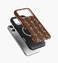 Tracy & Co Phone Case - Floral Trellis Stripe