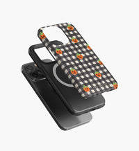 Tracy & Co Phone Case - Pumpkin Gingham