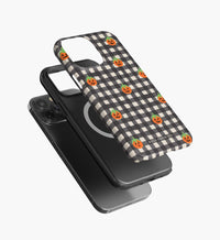 Tracy & Co Phone Case - Pumpkin Gingham