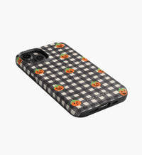Tracy & Co Phone Case - Pumpkin Gingham