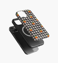 Tracy & Co Phone Case - Pumpkin Gingham