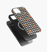 Tracy & Co Phone Case - Pumpkin Gingham
