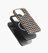 Tracy & Co Phone Case - Pumpkin Gingham