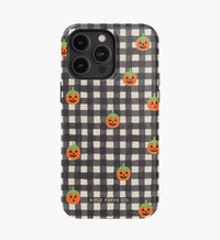 Tracy & Co Phone Case - Pumpkin Gingham