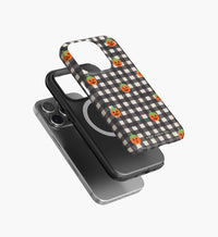 Tracy & Co Phone Case - Pumpkin Gingham