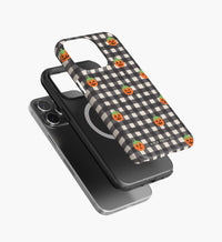 Tracy & Co Phone Case - Pumpkin Gingham