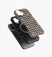 Tracy & Co Phone Case - Pumpkin Gingham