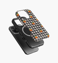 Tracy & Co Phone Case - Pumpkin Gingham