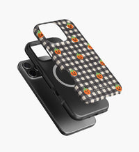Tracy & Co Phone Case - Pumpkin Gingham