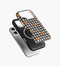 Tracy & Co Phone Case - Pumpkin Gingham