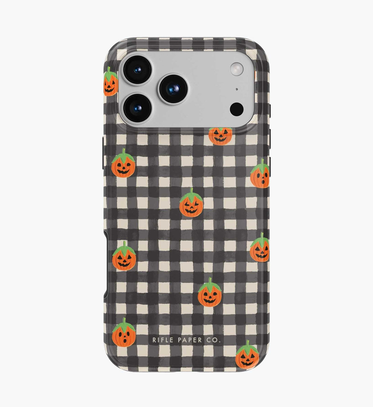 Tracy & Co Phone Case - Pumpkin Gingham