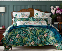 Tracy & Co Embroidered Lumbar Pillow Cover - Peacock White