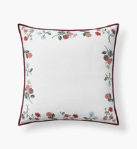 Tracy & Co Embroidered Pillow Cover - Dahlia Ivory