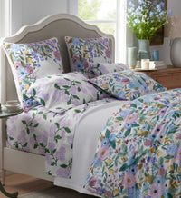 Tracy & Co Embroidered Pillow Cover - Garden Party Ivory