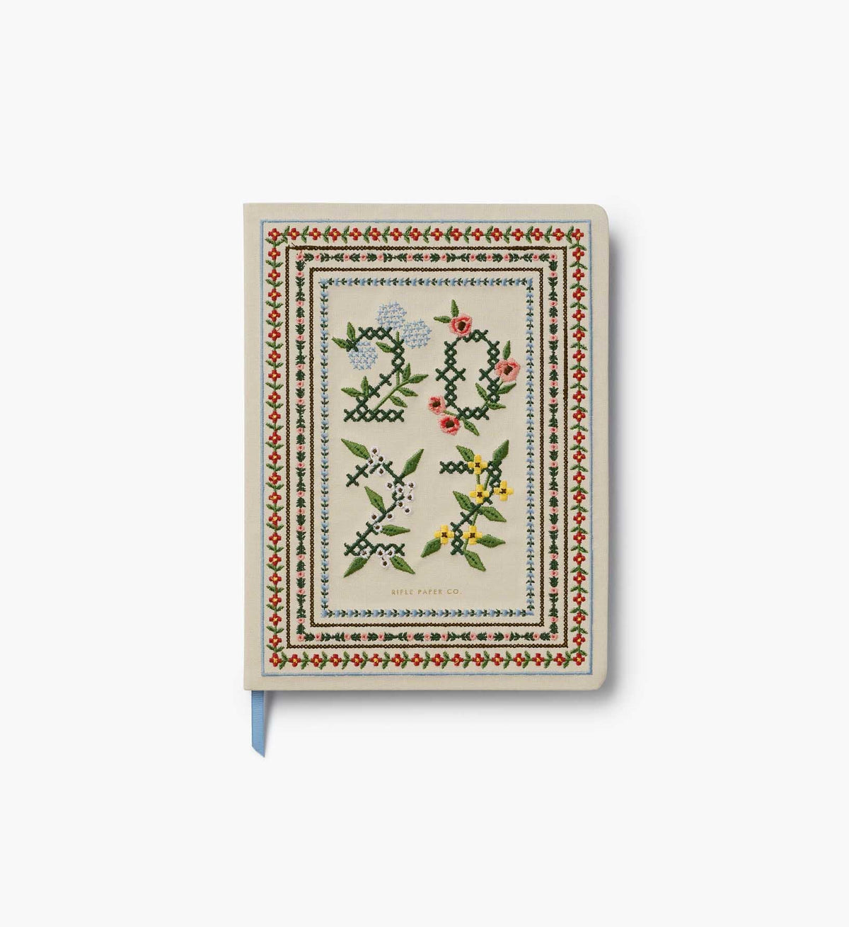 Tracy & Co 2027 12-Month Embroidered Bookbound Planner - Heritage Sampler