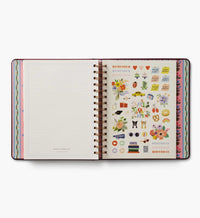 Tracy & Co 2026-2027 17-Month Academic Covered Spiral Planner - Ladies Night Book Club