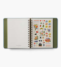 Tracy & Co 2026-2027 17-Month Academic Covered Spiral Planner - Paisley