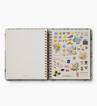 Tracy & Co 2026-2027 17-Month Academic Hardcover Spiral Planner - Garden Study