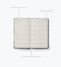Tracy & Co 2027 12-Month Hardcover Pocket Planner - Paisley