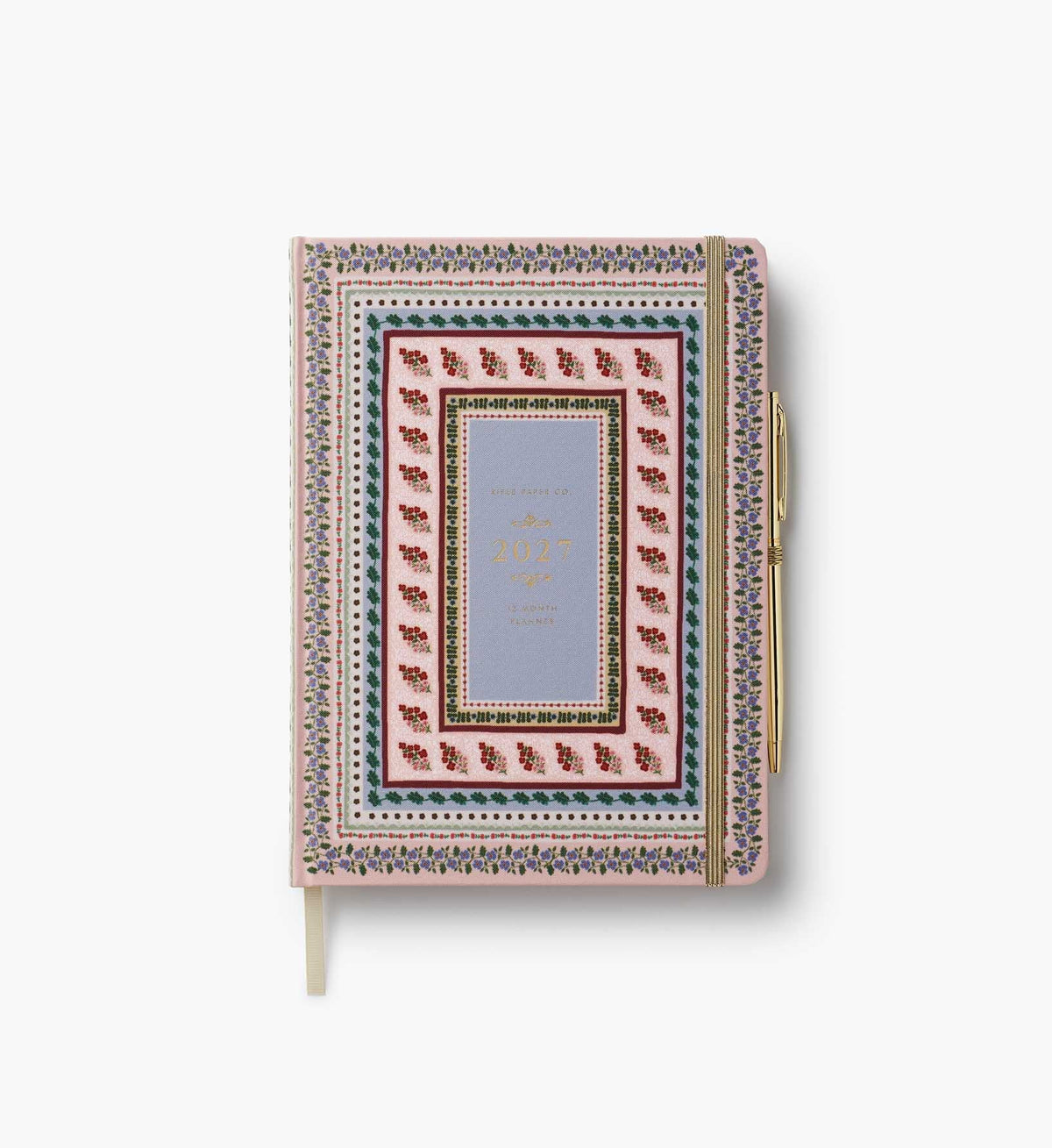 Tracy & Co 2027 12-Month Hardcover Planner with Pen - Paisley
