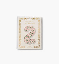 Tracy & Co Numbered Foil Balloon - Pink Hydrangea