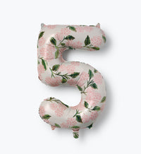 Tracy & Co Numbered Foil Balloon - Pink Hydrangea